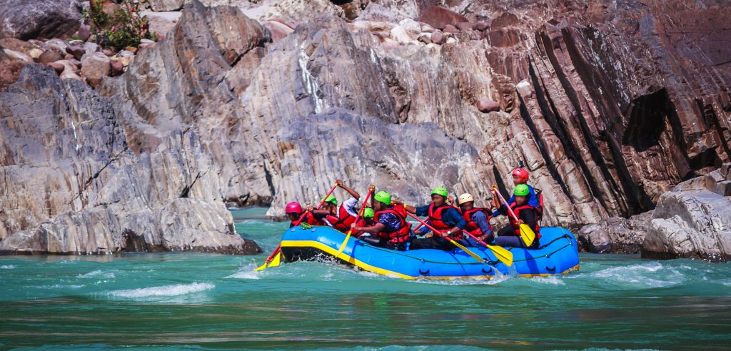 White-water rafting