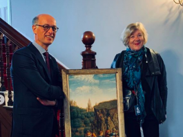 Jan Van Eyck painting and dublin belgian ambassador and Isabel conway