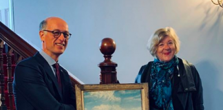 Jan Van Eyck painting and dublin belgian ambassador and Isabel conway