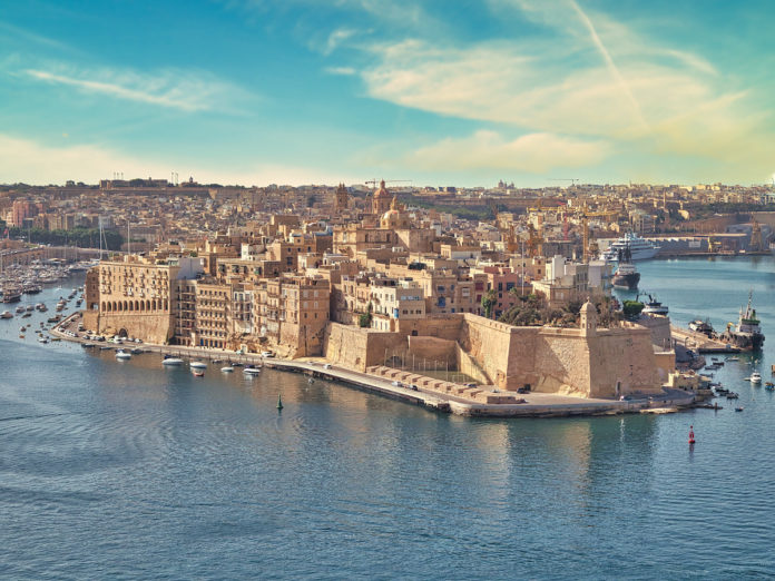 A view of buildings, sea and the skies in Malta - during Christmas, this will be transformed with lights