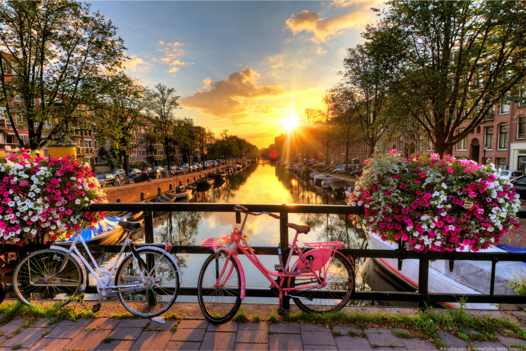 Cycles and bridges in Amsterdam